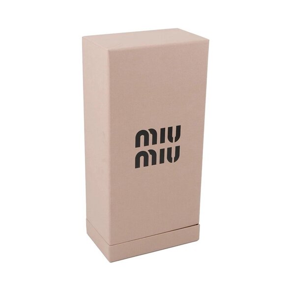 MIUMIU Technical Yarn Trick Bag Charm Recycled Polyester Gray/Brown/Red 5TT260 - Picture 14 of 14